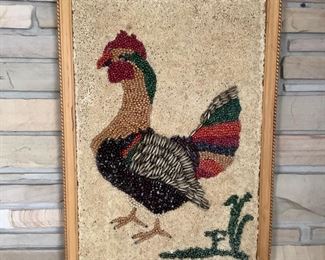 Grain and Legume folk art Chicken