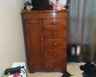 Cedar closet tall boy dresser 