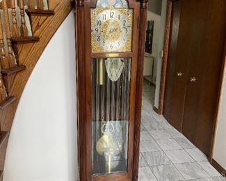 Herschede 9 Tube Grandfather Clock - Excellent Condition