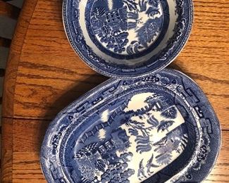 Wedgwood platter and bowl
