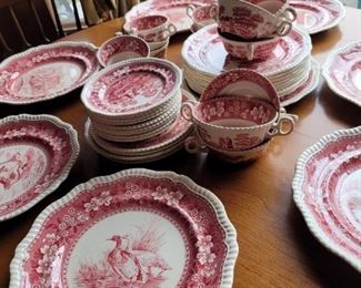 Rose Blue Willow Spode 