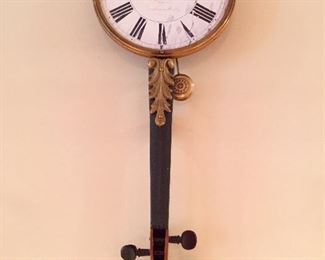 "Violin" clock - unusual and fun
