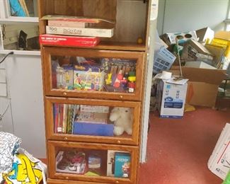 Lawyers bookcase, all glass doors are there
