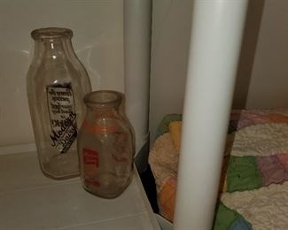 Local Milk bottles (have more)