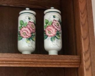 Hand painted urns