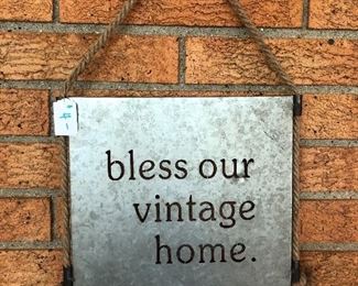 Vintage home Sign