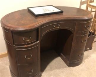 Lovely kidney-shaped writing desk