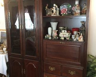 Broyhill Display Cabinet & Bar Cabinet (side by side)