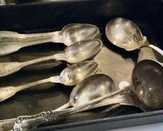 Old christoffle spoons