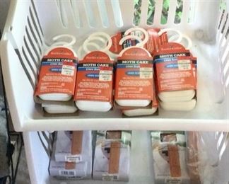 Cedar hangers, moth ball hangers