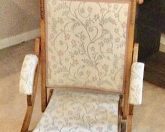 Victorian folding chair
