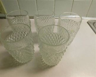 Five Heavy Drinking Glasses
