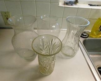 Four Flower Vases