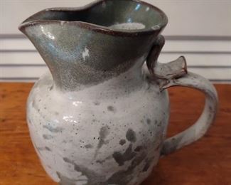 Studio pottery ewer