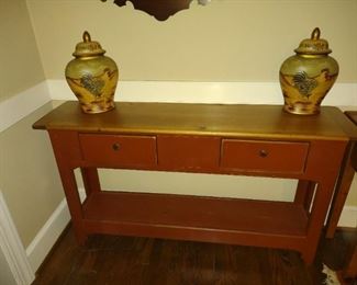 2-drawer console table