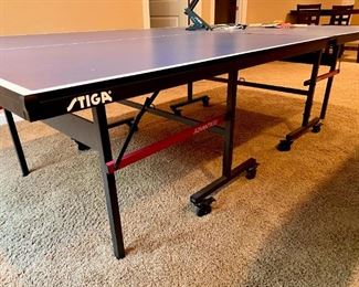 STIGA Advantage Competition-Ready Indoor Table Tennis Table w/ net, paddles and balls Ping pong table