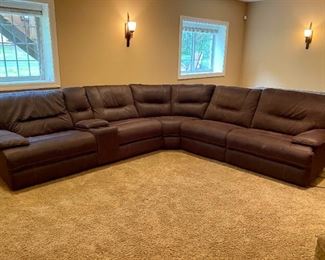 sectional sofa / electric recliner/ electric reclining sofa / couch 