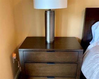 night stand, end table lamp