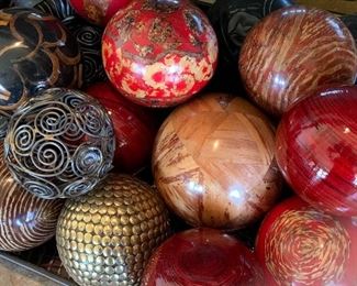 Assorted Decorative Spheres