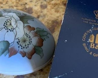 Copenhagen Porcelain Egg by Bing & Grondahl