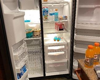Jenn-Aire side by side refrigerator, very nice!