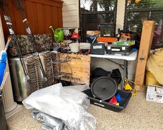 Heaters, grills, air mattresses