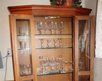 CHINA CABINET, BARWARE