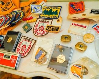 Boy scout patches, badges etc