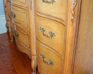 French Provincial double dresser