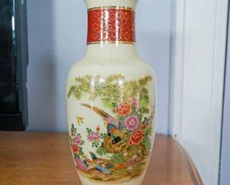 Asian motif Vase