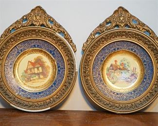 pair of signed plates