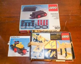 Vintage Legos in box motorized car!