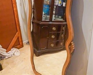 Large mirror solid wood