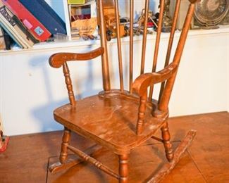 vintage child's rocking chair