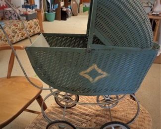 Vintage Toy Baby Carriage