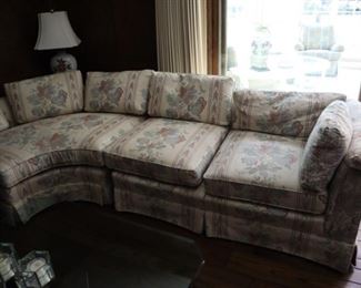 Portion of a sectional couch available. Other section is in basement. Custom Heirloom brand