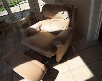 Tan recliner
