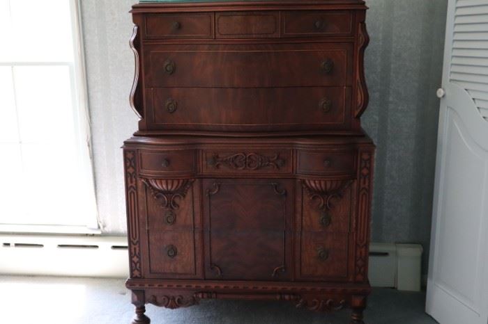 Chest of Drawers 40" W x 20 1/2" D x 56" H. Part of Matching set