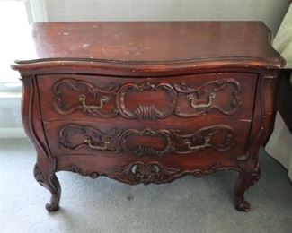 Side Table 37" W x 15 1/2" D x 27 1/2" H. 