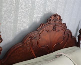 Headboard detail from Full size bed.