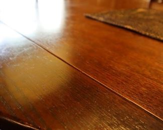 detail of kitchen table.