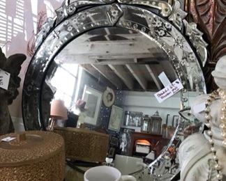 Lots of mirrors for sale. 
