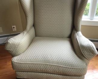 Chippendale style wing chair