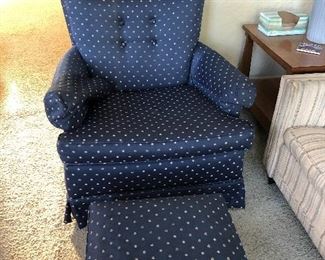 Comfy Chair & Ottoman