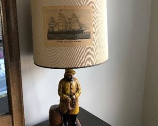 Lamp with Sea Captain