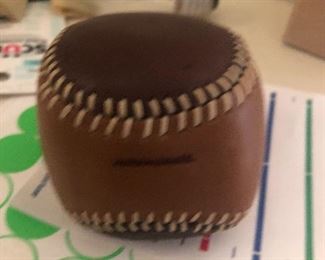 Leather Hacky Sack Ball By Coach