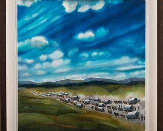 Diane L. Lawrence Santa Fe Trail Dye on Silk