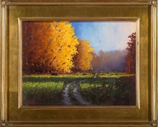 Gary Ozias Cottonwood Evening Pastel