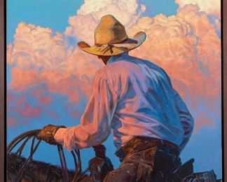 Johne Richardson Turned Oil on Canvas