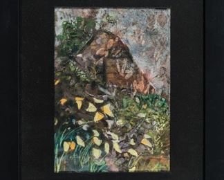 Kelly Yarbrough Colors Approaching Hokanson Mixed Media on Paper